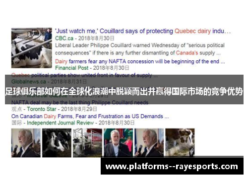 足球俱乐部如何在全球化浪潮中脱颖而出并赢得国际市场的竞争优势